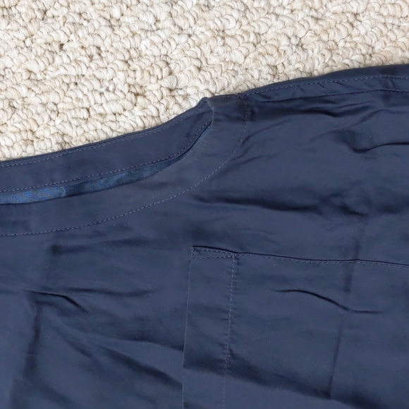 Kate Spade Saturday Silk-blend sleeveless top, 2, Blue - Picture 6 of 6